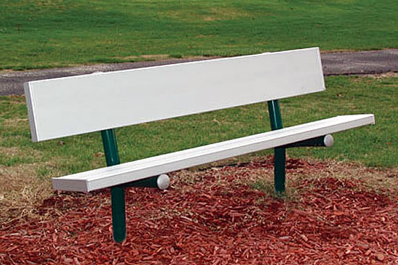 permanent mount dog park benches