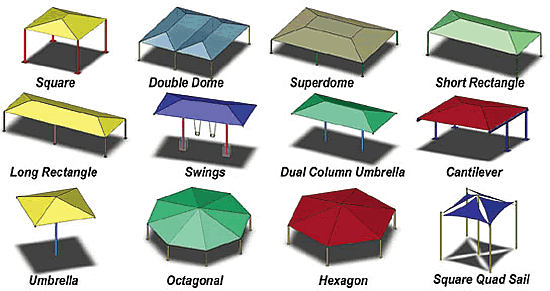 dog park shade structure colors